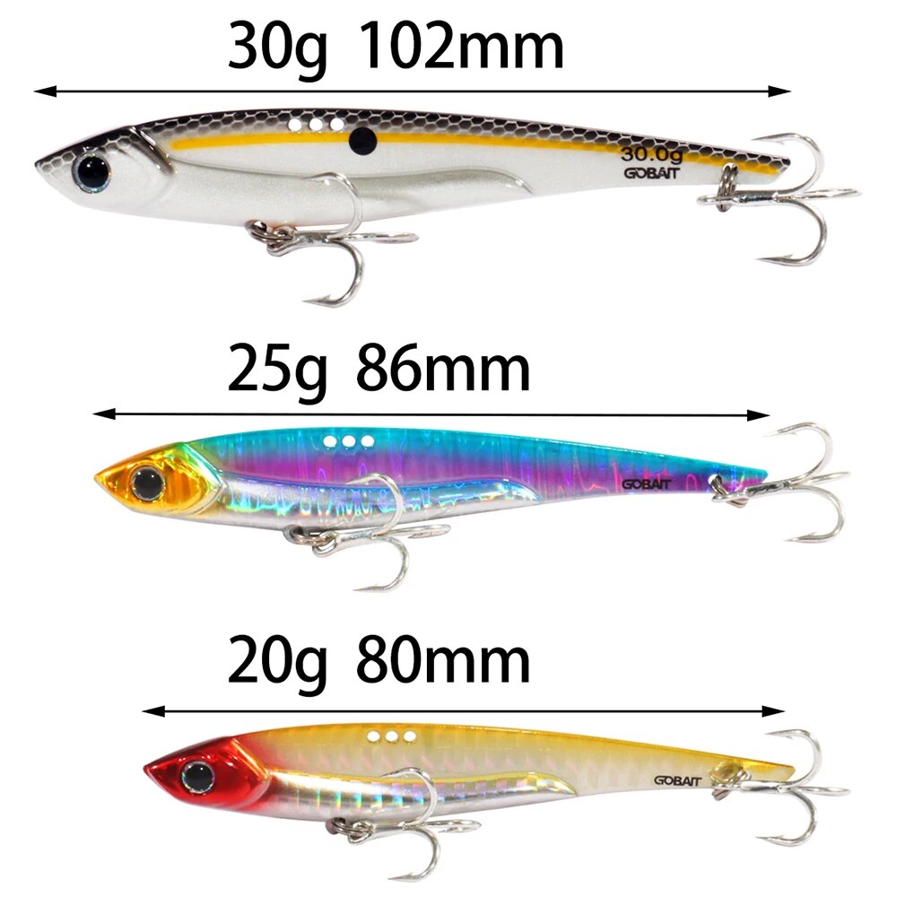 GOBAIT VIB Fishing Lure 20g 25 - Fishing Hook Treble recension och pris