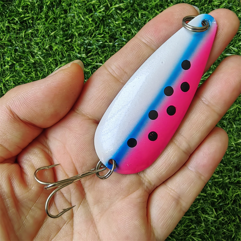 1PCS Spinner Spoon Lure 27G 19 - Fishing Hook Treble recension och pris