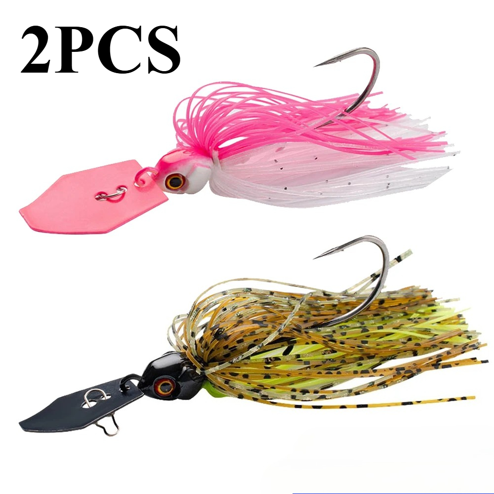 2Pcs Spinner Bait 7g/9g/12g/14 - Fishing Hook Weedless recension och pris